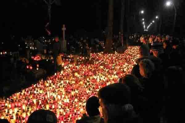 halloween tradition in poland: all souls day