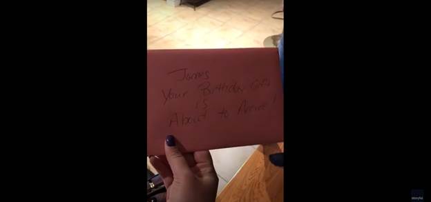 Envelope with special surprise
