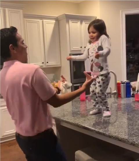 kitchen salsa by dad and daughter